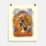 Lightning Breathing-none matte poster-alanside