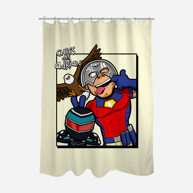 Chris And Adrian-none polyester shower curtain-Boggs Nicolas