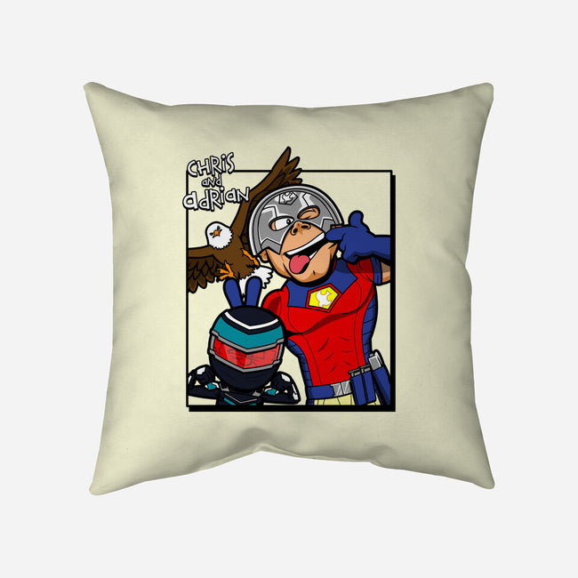 Chris And Adrian-none removable cover throw pillow-Boggs Nicolas