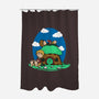 The Shire-none polyester shower curtain-fanfabio