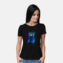 Time And Space-womens basic tee-sebasebi