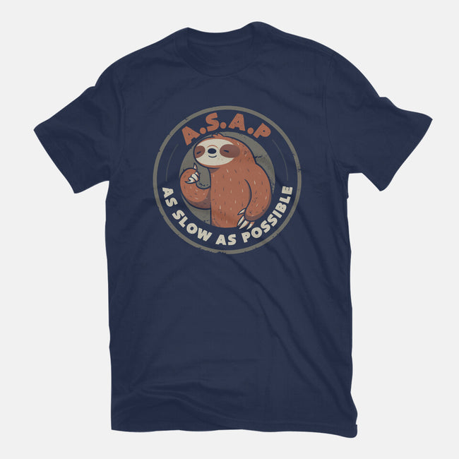 As Slow As Possible-mens basic tee-eduely