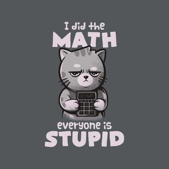 Math Cat-womens basic tee-eduely