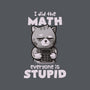 Math Cat-mens heavyweight tee-eduely