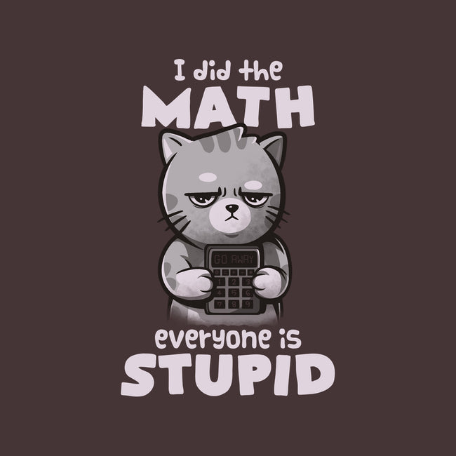 Math Cat-none matte poster-eduely