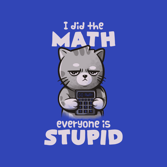 Math Cat-womens basic tee-eduely