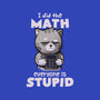 Math Cat-womens basic tee-eduely