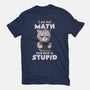 Math Cat-unisex basic tee-eduely