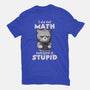 Math Cat-womens basic tee-eduely