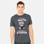 Math Cat-mens heavyweight tee-eduely