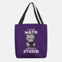 Math Cat-none basic tote-eduely