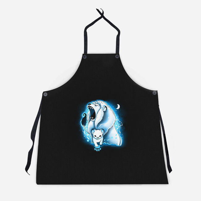 White Lion-unisex kitchen apron-Vallina84