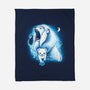 White Lion-none fleece blanket-Vallina84