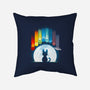 Cat Planets-none removable cover w insert throw pillow-Vallina84
