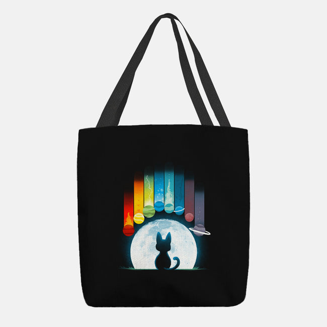 Cat Planets-none basic tote-Vallina84