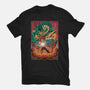 Goku X Shenlong-mens basic tee-alanside