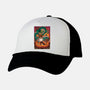 Goku X Shenlong-unisex trucker hat-alanside