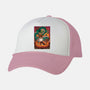 Goku X Shenlong-unisex trucker hat-alanside