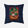 Goku X Shenlong-none removable cover w insert throw pillow-alanside
