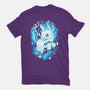 Water Unicorn-womens fitted tee-Vallina84