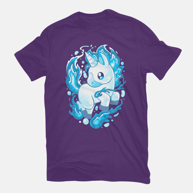 Water Unicorn-youth basic tee-Vallina84