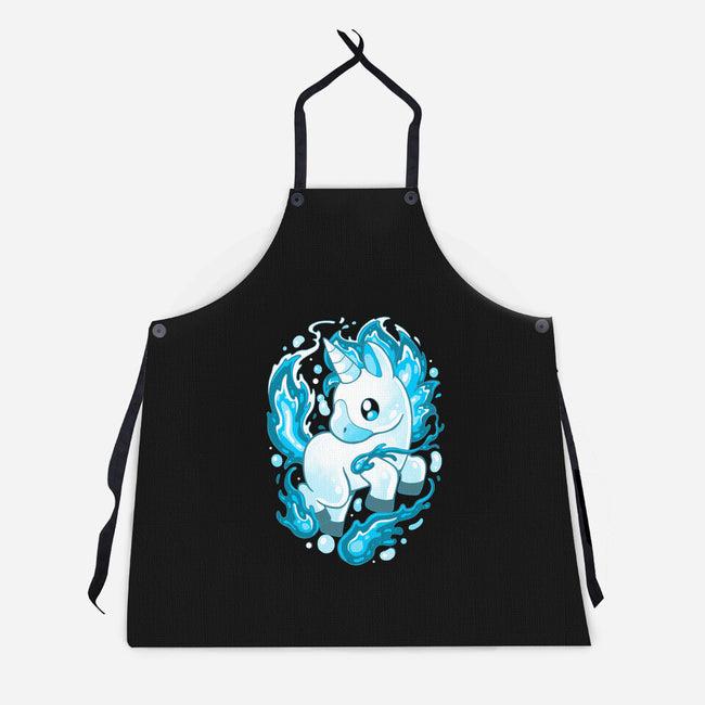Water Unicorn-unisex kitchen apron-Vallina84