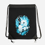 Water Unicorn-none drawstring bag-Vallina84