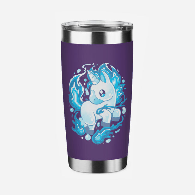 Water Unicorn-none stainless steel tumbler drinkware-Vallina84