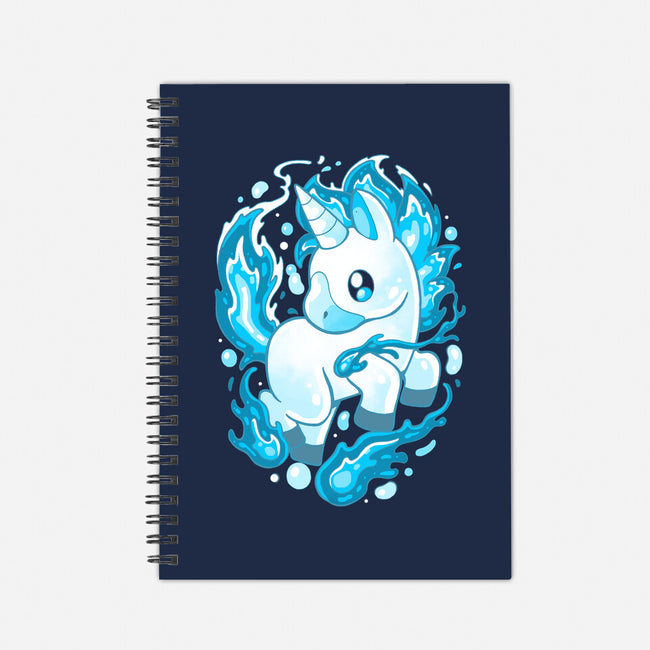 Water Unicorn-none dot grid notebook-Vallina84
