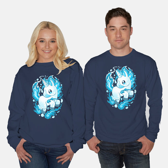 Water Unicorn-unisex crew neck sweatshirt-Vallina84