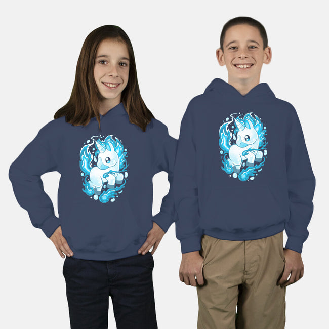 Water Unicorn-youth pullover sweatshirt-Vallina84