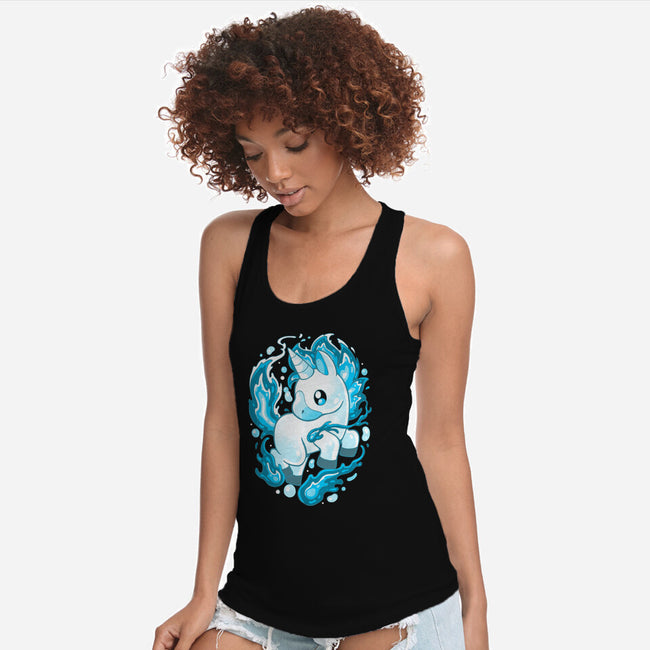 Water Unicorn-womens racerback tank-Vallina84