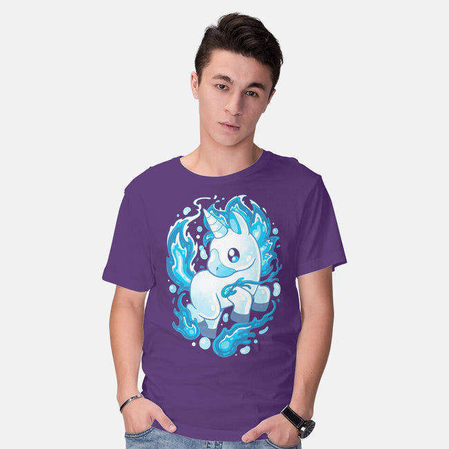 Water Unicorn-mens basic tee-Vallina84