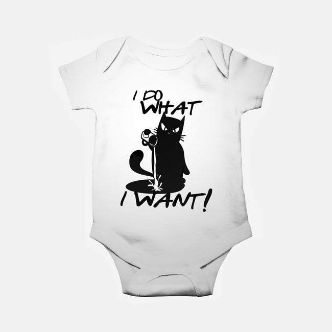 I Do What I Want-baby basic onesie-fanfabio