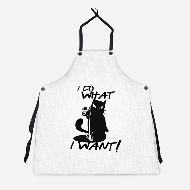 I Do What I Want-unisex kitchen apron-fanfabio