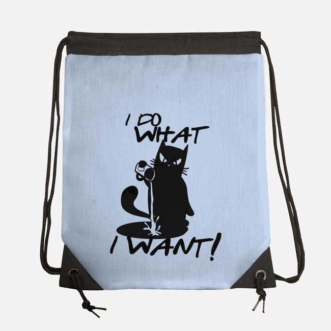 I Do What I Want-none drawstring bag-fanfabio
