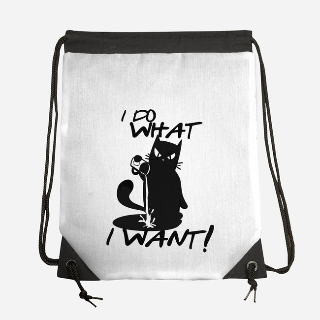I Do What I Want-none drawstring bag-fanfabio