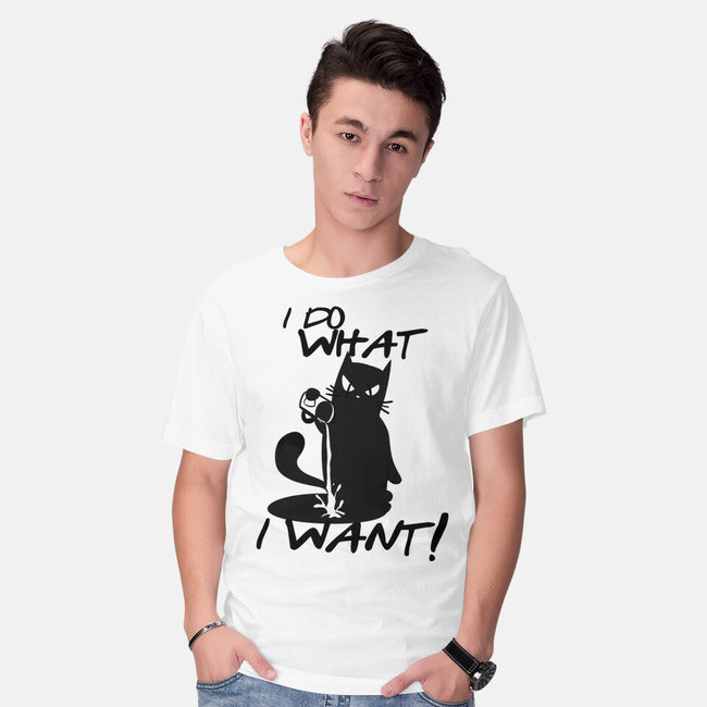 I Do What I Want-mens basic tee-fanfabio