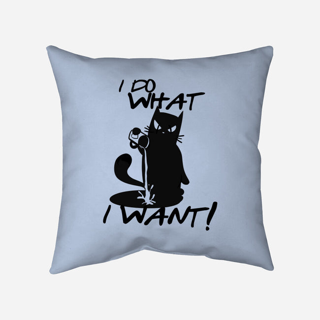 I Do What I Want-none removable cover throw pillow-fanfabio