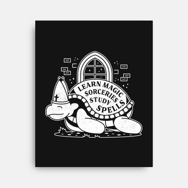 Pastor Turtle-none stretched canvas-Logozaste