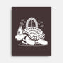 Pastor Turtle-none stretched canvas-Logozaste