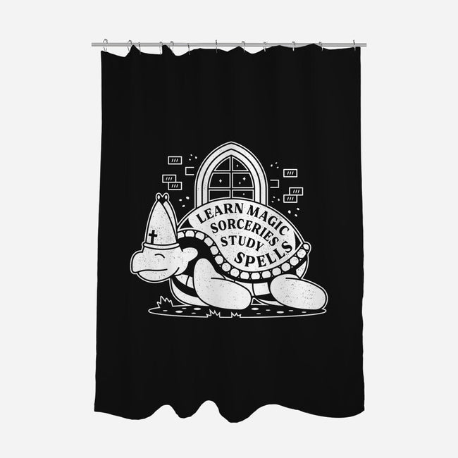 Pastor Turtle-none polyester shower curtain-Logozaste
