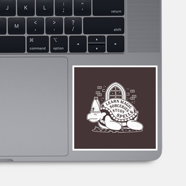 Pastor Turtle-none glossy sticker-Logozaste