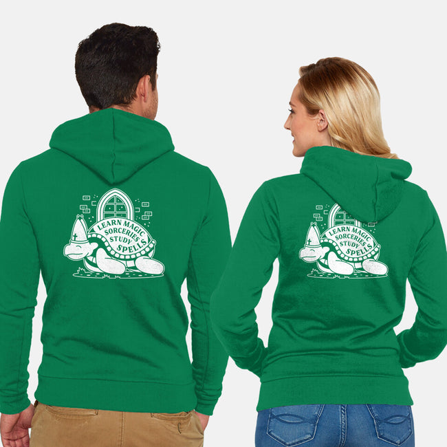 Pastor Turtle-unisex zip-up sweatshirt-Logozaste