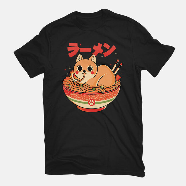 Ramen Cat-womens basic tee-Douglasstencil