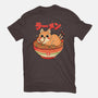 Ramen Cat-womens basic tee-Douglasstencil