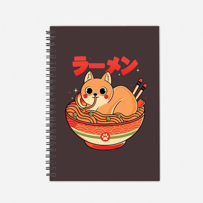 Ramen Cat-none dot grid notebook-Douglasstencil