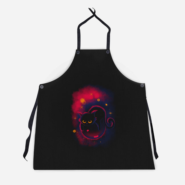 Floating Cat-unisex kitchen apron-erion_designs