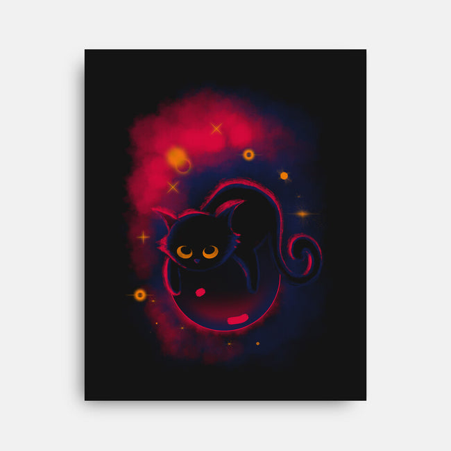 Floating Cat-none stretched canvas-erion_designs