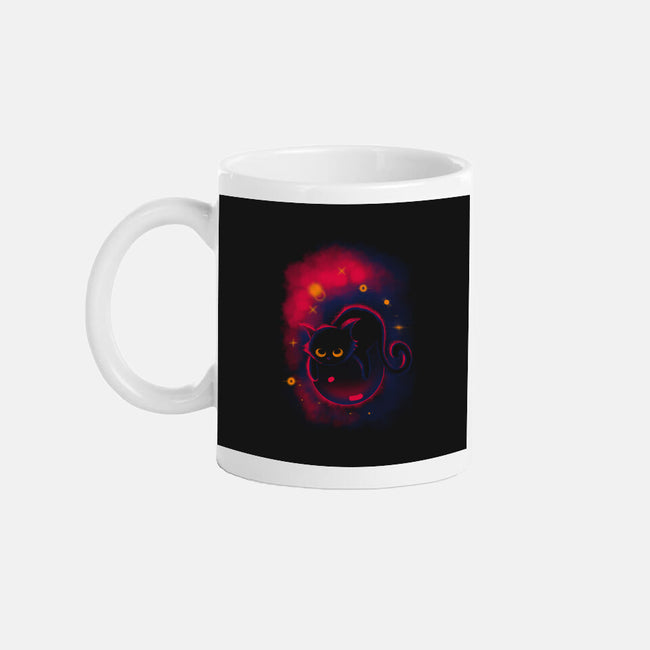 Floating Cat-none glossy mug-erion_designs